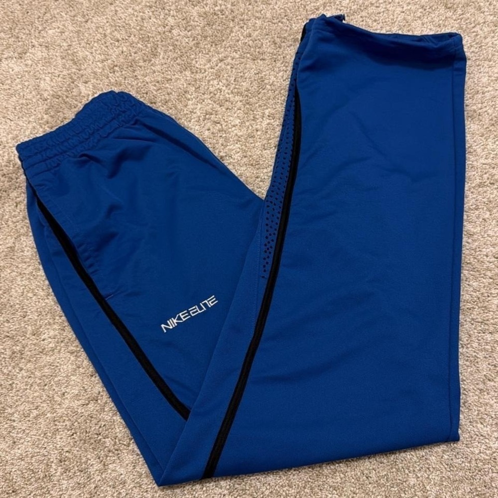 Y2K‎ Vintage Nike Elite Dri-Fit Training Pants | Royal Blue | M